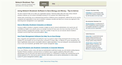 Desktop Screenshot of network-shutdown.com