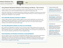 Tablet Screenshot of network-shutdown.com